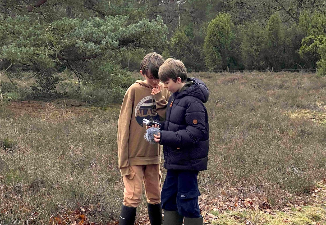 Foto van opnames natuurbeats